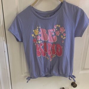Be Kind Lavender Girls' Tie-Hem Tee size 14/16 girls